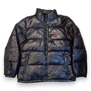 Polo Ralph Lauren Gorham Glossed Down Puffer Jacket – Black (Youth L / Women’s S